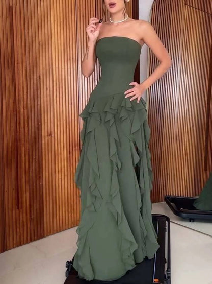 Minora | Ruffle Maxi Dress