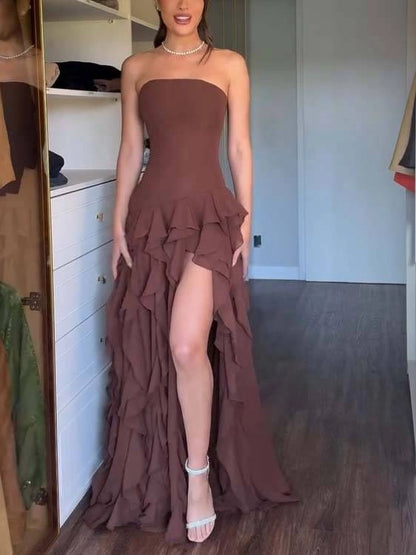 Minora | Ruffle Maxi Dress