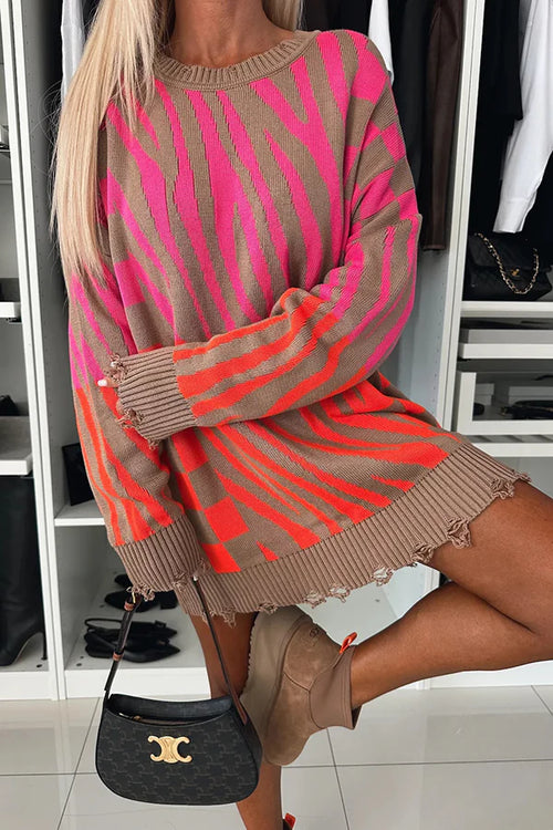 Minora | Bold Pulse Knit Sweater