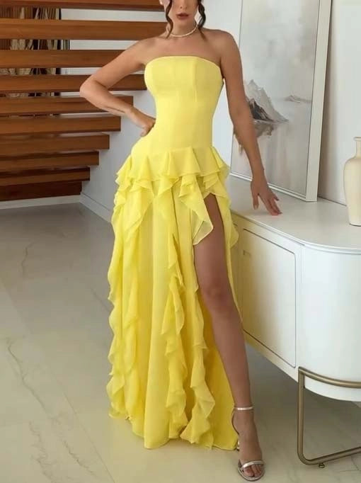 Minora | Ruffle Maxi Dress